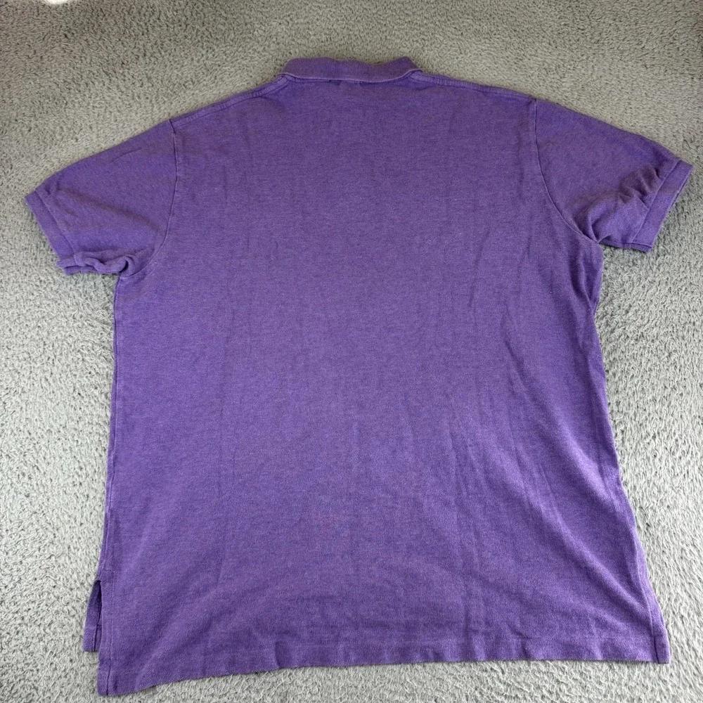 Polo by Ralph Lauren Polo Shirt Mens Xl Purple Short Sleeve Preppy Casual Vtg